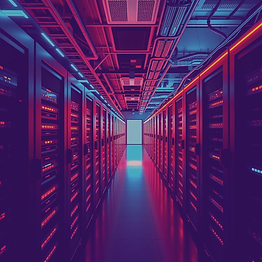 AITENCY data center — server corridor